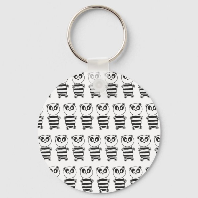 Panda Kids   Key Ring (Front)