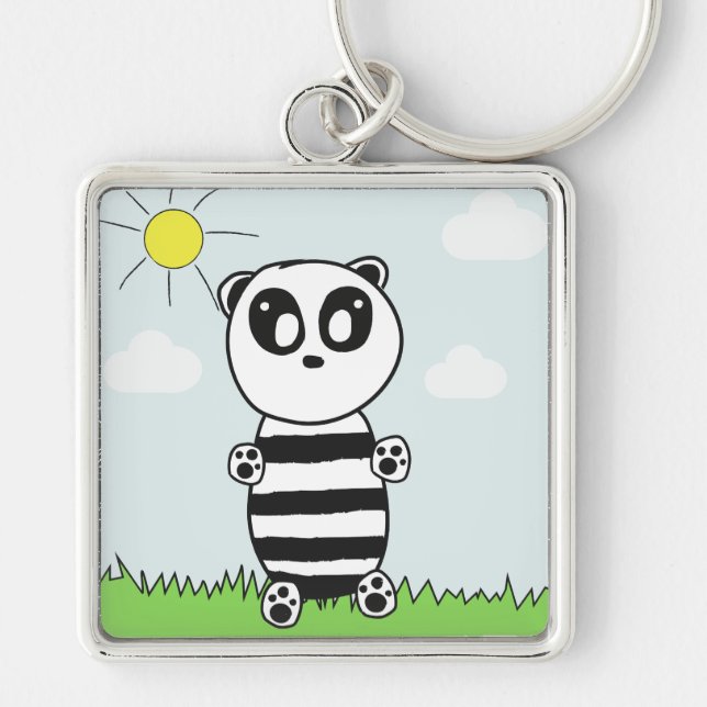 Panda Kids    Key Ring (Front)