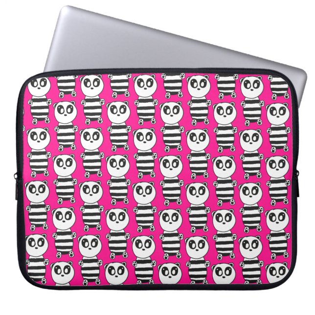 Panda Kids  Laptop Sleeve (Front)