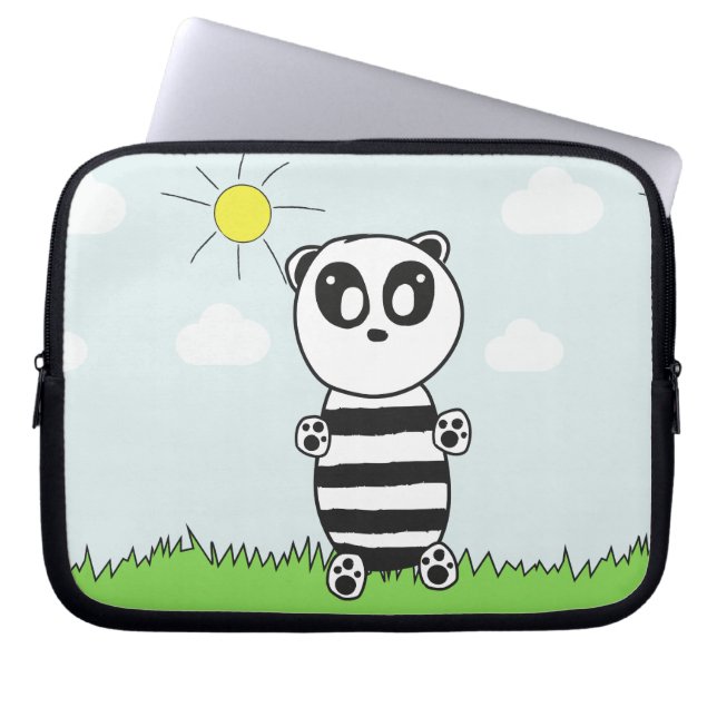 Panda Kids    Laptop Sleeve (Front)