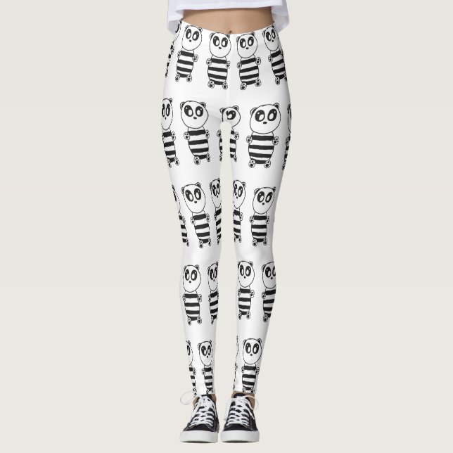 Panda Kids  Leggings (Front)