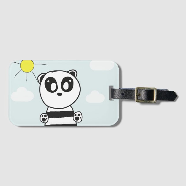 Panda Kids  Luggage Tag (Front Horizontal)