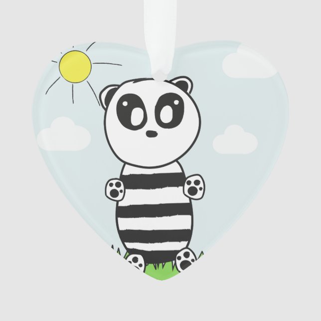 Panda Kids   Ornament (Front)