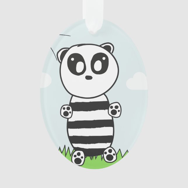 Panda Kids   Ornament (Front)