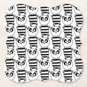 Panda Kids Paper Coaster