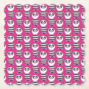 Panda Kids Paper Coaster