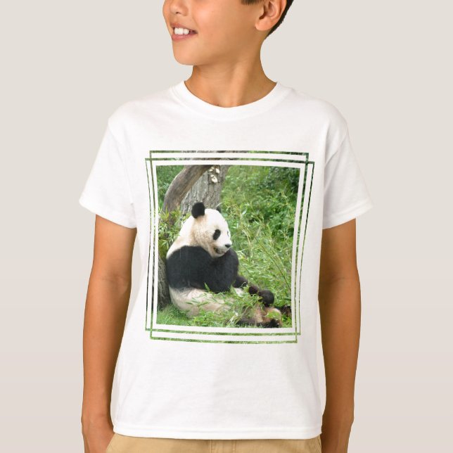 Panda Kid's Sweatshirt T-Shirt (Front)