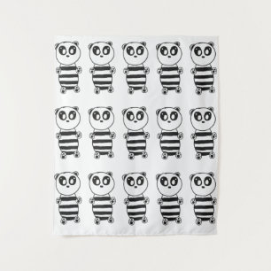 Panda Kids   Tapestry