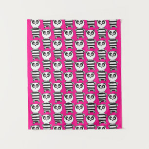 Panda Kids Tapestry