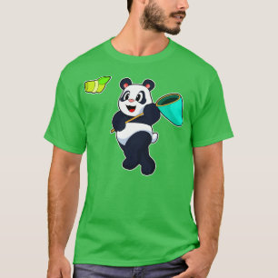 Panda Landing net Bamboo T-Shirt