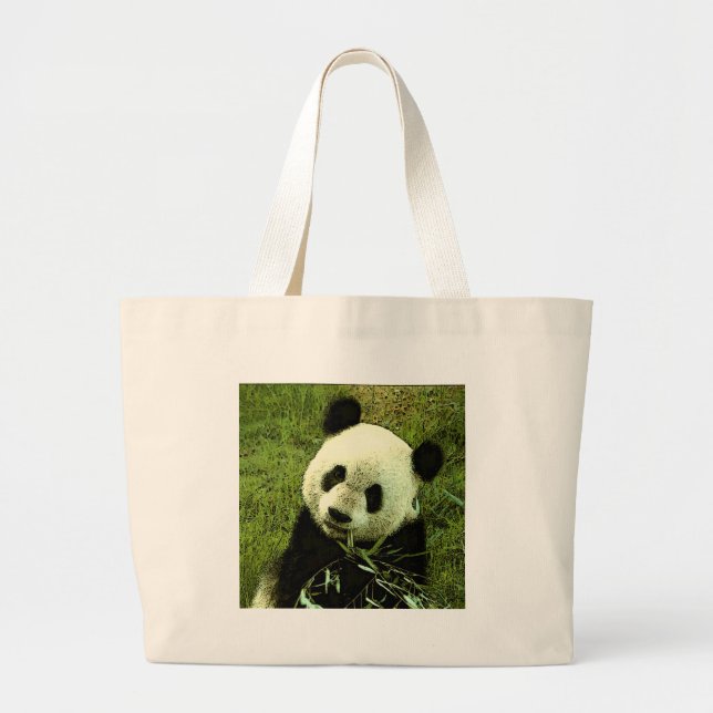 Panda Large Tote Bag (Front)