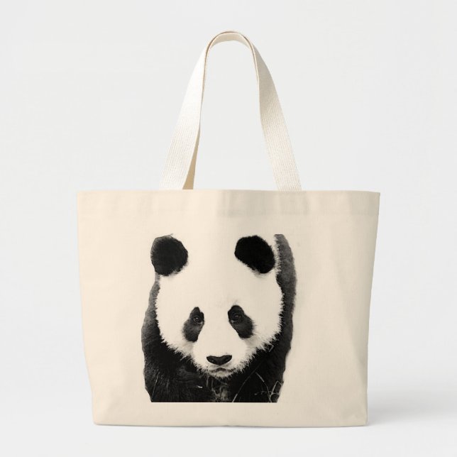 Panda Large Tote Bag (Front)