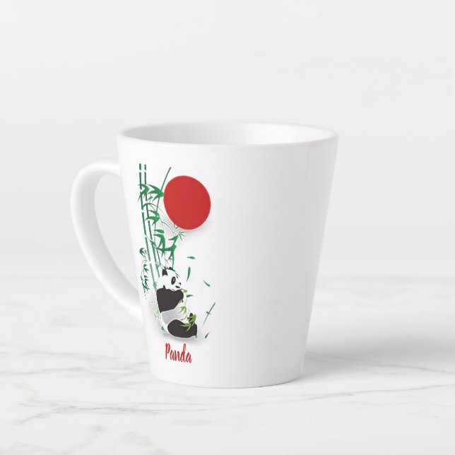 Panda   latte mug (Left Angle)