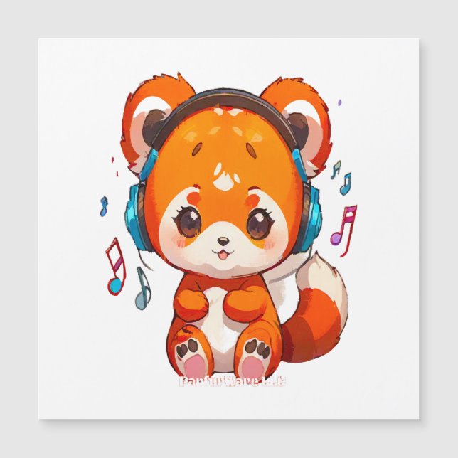 Panda Listening to Kpop Music (Front)