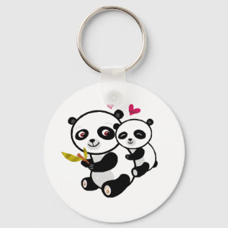Panda Love <3 Key Ring