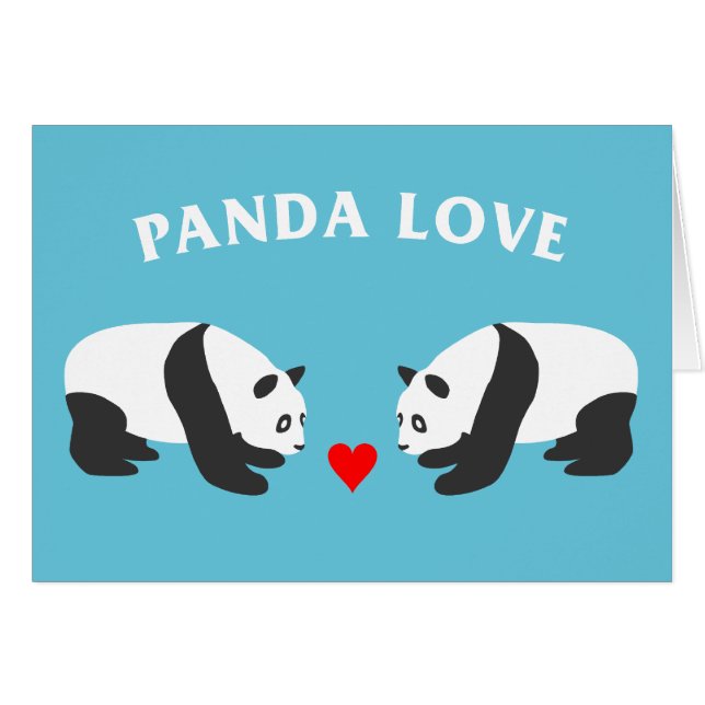 Panda Love (Blue) (Front Horizontal)
