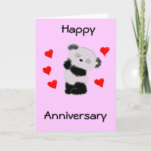 Panda love card