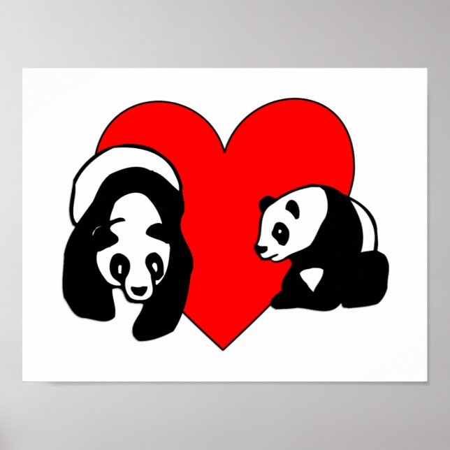 Panda Love Poster (Front)