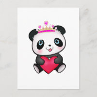 Panda Lover Fan Gift Valentine's Day Heart Present
