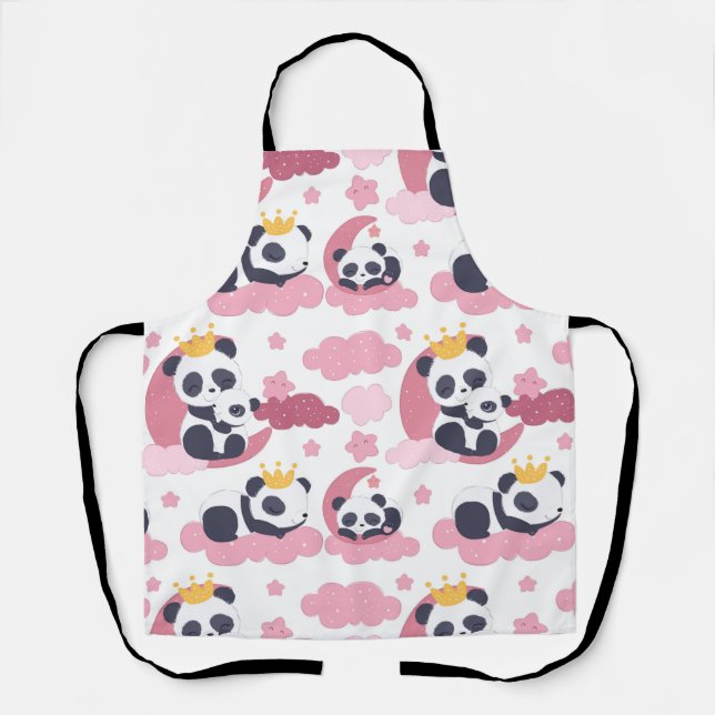 Panda Lover | I Am Nicknamed As Panda Apron (Front)