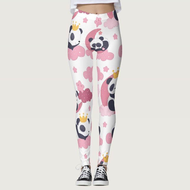 Panda Lover | I Am Nicknamed As Panda Leggings (Front)