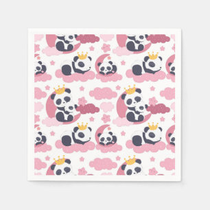 Panda Lover I Am Nicknamed As Panda Napkin