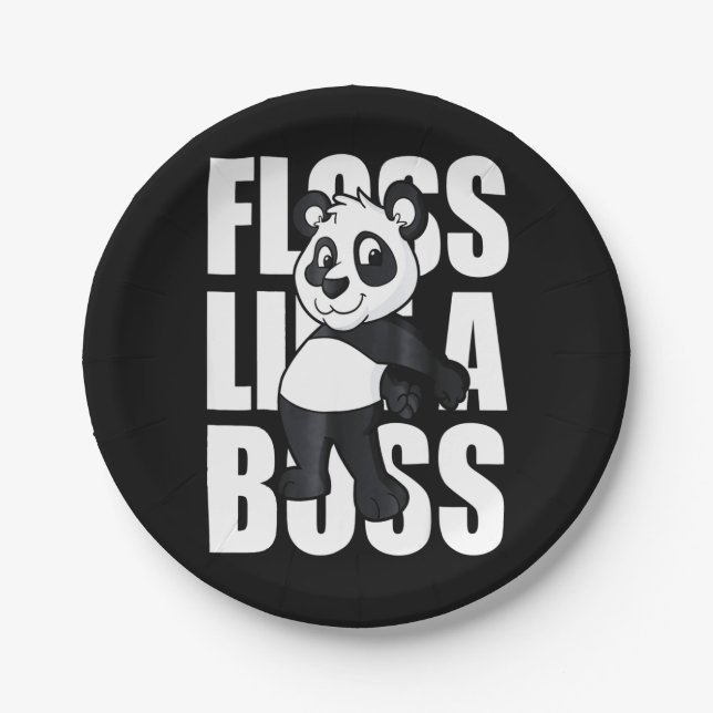 Panda Lover | Keep Calm And Love Panda Paper Plate (Front)
