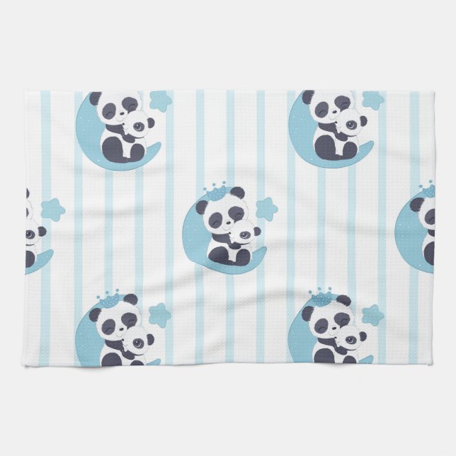 Panda Lover | Life Is Better With A Panda Tea Towel (Horizontal)