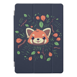 Panda Lover Red Panda Autumn Leaves iPad Pro Cover