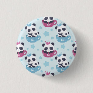 Panda Lover   The Panda Is A Nasty Animal 3 Cm Round Badge