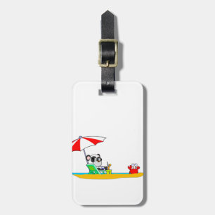 Panda Luggage Tag