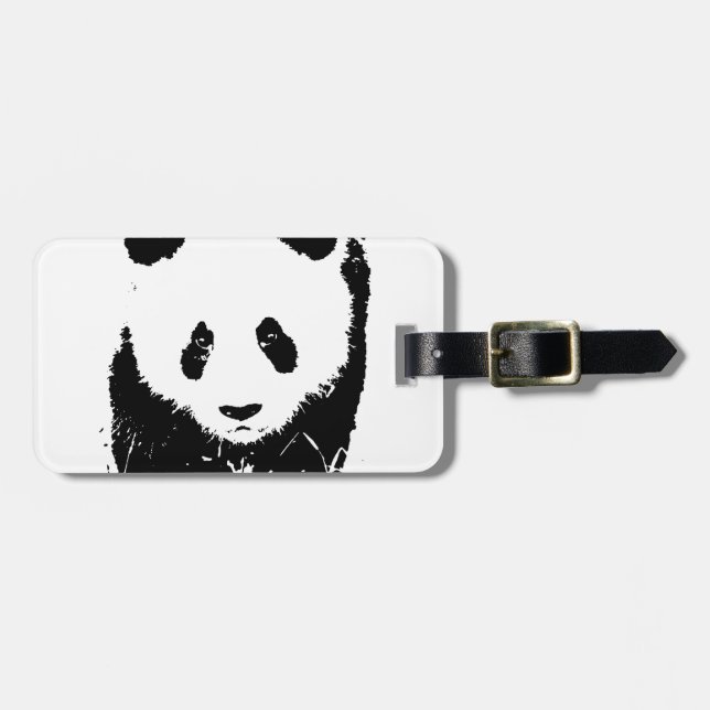 Panda Luggage Tag (Front Horizontal)