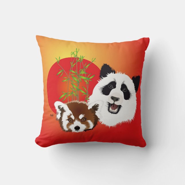 Panda Meeting Kissen Cushion (Front)