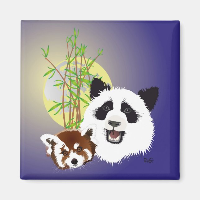 Panda Meeting Magnet (Front)