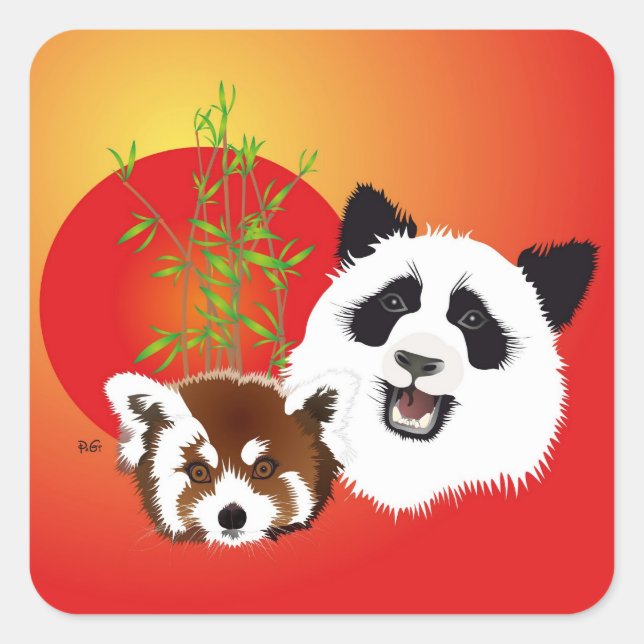 Panda Meeting stickers (Front)