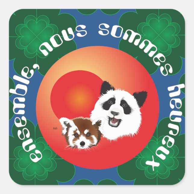 Panda Meeting stickers (Front)