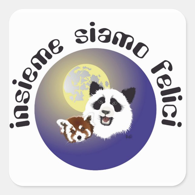 Panda Meeting stickers (Front)