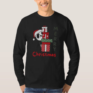 Panda Merry Christmas Winter Animals Pandas Christ T-Shirt