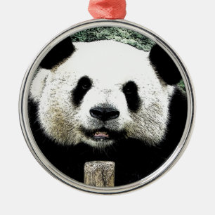Panda Metal Tree Decoration