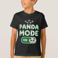 Panda Mode On Funny Animal Bear Lover Owner Costum
