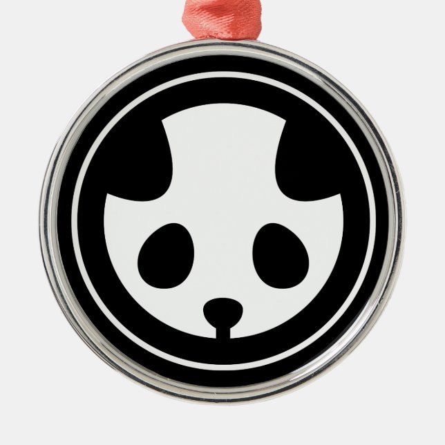 Panda mon metal tree decoration (Front)