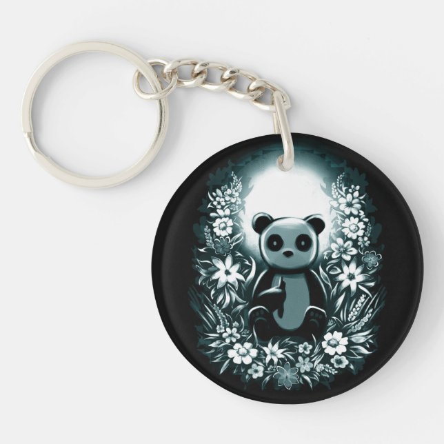 Panda Moon Key Ring (Front)