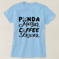 Panda Mother Coffee Lover Funny Mum Design