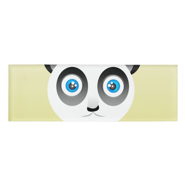 Panda Name Tag (Front)