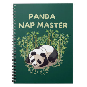 Panda Nap Master Notebook