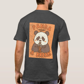 Panda Needs a Break – Vintage Retro Cute Panda T-Shirt