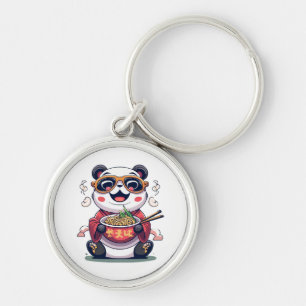 Panda Noodles Key Ring