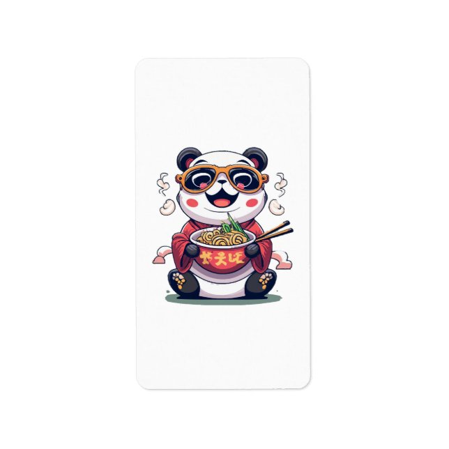 Panda Noodles Label (Front)