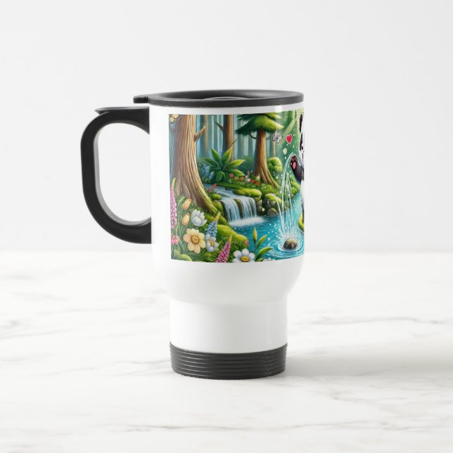 Panda of Luck Travel Mug 1 (Left)