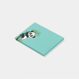 Panda on Bamboo Post-it Notes